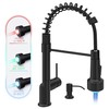 GIMILI Matte Black Kitchen Faucet with Pull Down Sprayer with