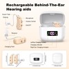 K&FCOPTEE 1 Pair Invisible Hearing Aid With Rechargeable Case For