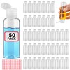 50 Pack Empty 3.4 oz Travel Bottles Tsa Approved Leakproof