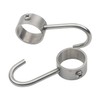 Pxyelec Tube Rod Hooks Adjustable Multi-Function Heavy-Duty Stainless Steel J