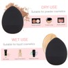 Minkissy 20pcs Mini Makeup Sponge Set Dual Use Dry Wet