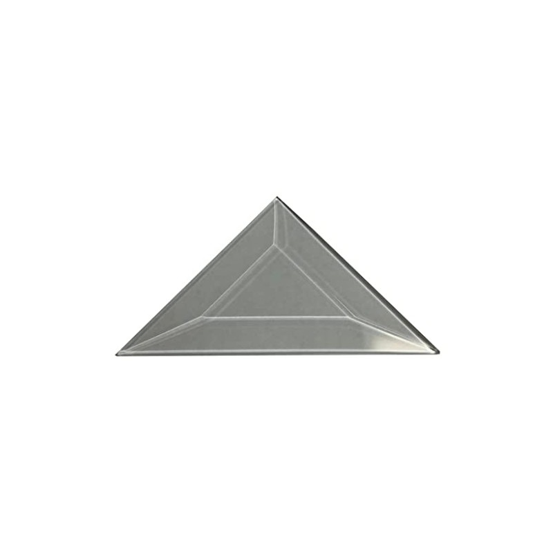 3"x 3"x 4-1/4" Triangle Glass Bevel - 10 Pieces