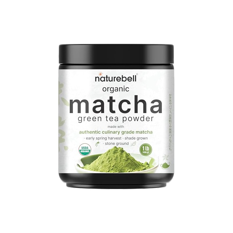 Organic Matcha Green Tea Powder - Culinary Grade & Unsweetened
