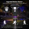 AURAXY LED Solar Powered Motion Sensor Pathway Lights, Battery Powered
