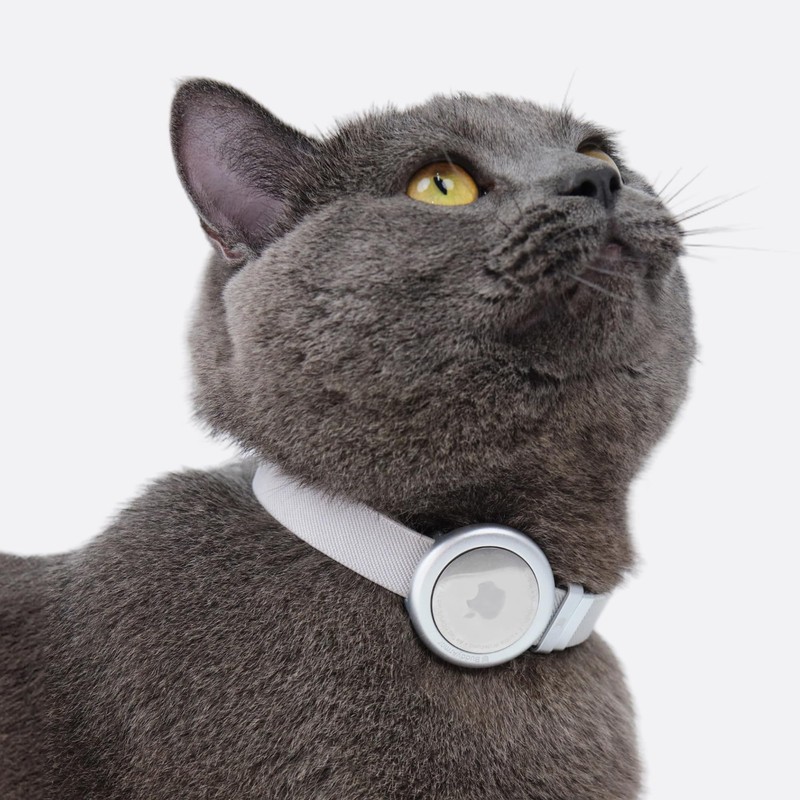 BuddyArmor Cat Airtag Collar, US IDA Gold Award Cat Safety