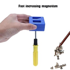 CableVantage 2 in 1 Magnetizer and Demagnetizer for Screwdriver Bits and Tips, Sockets, Nuts, Bolts, Nails and Construction Tools