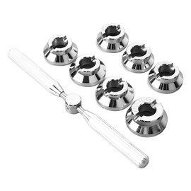 YUYTE Portable 5539 Watch Case Opener, Professional Watch Back Opening with 7 Shapes, Watchmaker Tool Set for Removing Watch Case for Repair