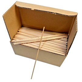 Wood Stir Sticks Applicators Pack of 800 Smooth 6"