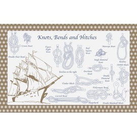 Ulster Weavers Knots Bends & Hitches 2 Cotton Tea Towel