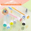 20 cepillos desechables para máscara de pestañas, con forma de