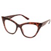 Neutral glasses KISS ®-CAT EYE NIKITA mod. Thick-rockabilly vintage WOMAN
