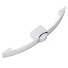 RV Push Button Pull Handle Latch Lock Arc Shape Glossy