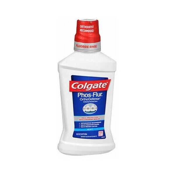 Colgate Phos-Flur Anticavity Fluoride Rinse Mint 16.9 oz