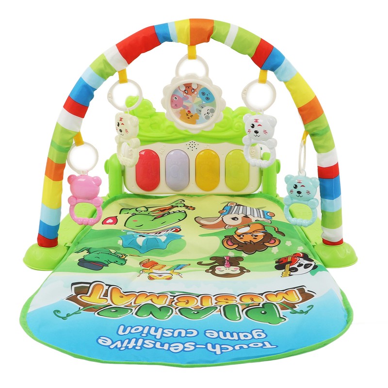 Baby Gym Activity Mat Kick Play Piano with Musical Toys