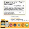 Newrhythm 50 Billion Probiotics 60 Capsules For Digestive Immune Health