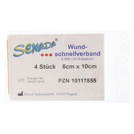Senada Sticking Plaster Bandage 6 x 10 cm Set of 4