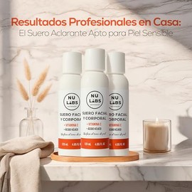 Sérum de vitamina C y ácido kójico para rostro y cuerpo NU LABS, 120 ml