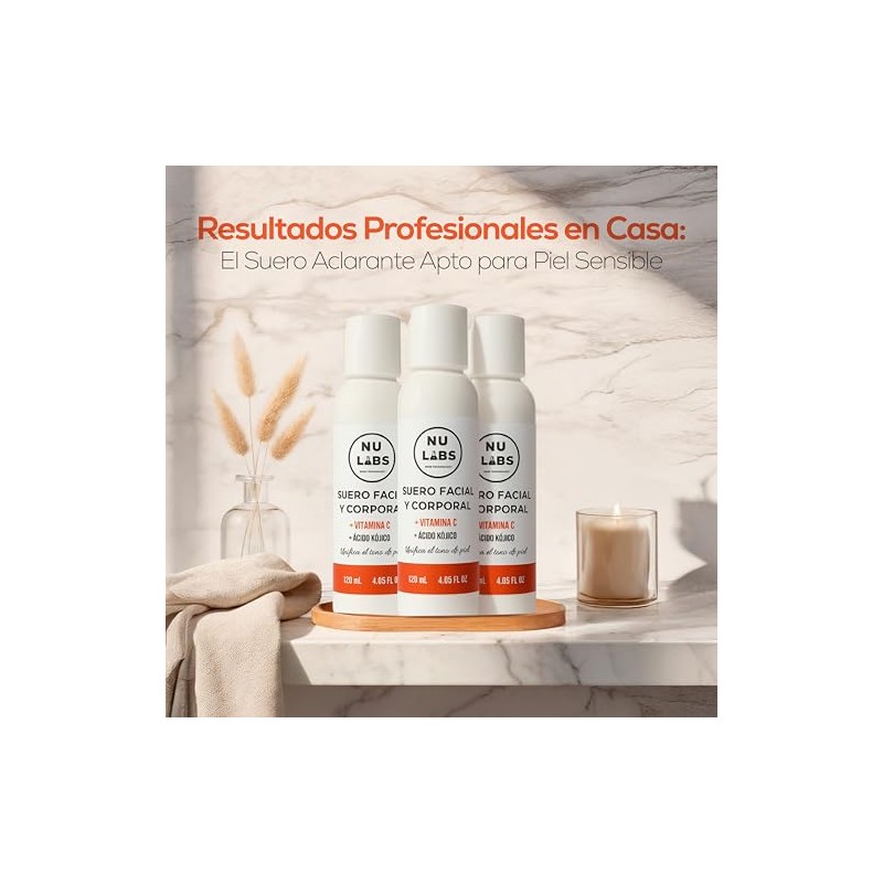 Sérum de vitamina C y ácido kójico para rostro y