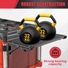 Folding Magnetic Side Table Compatible with Milwaukee Packout Toolbox –