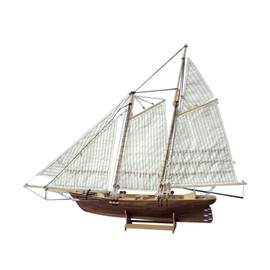 Wooden Sailboat Ship Kit Home DIY Model Decoration Boat Gifts Toy for Kids