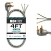 Iron Forge Cable 3 Prong Dryer Extension Cord 4 Ft,