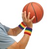 PATIKIL 8 PCS Wrist Sweatbands Sport Wristbands for Tennis, Badmitton,