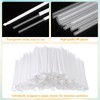Hoolerry 1500 Pcs Plastic Straws Disposable Individually Wrapped Drinking Straight