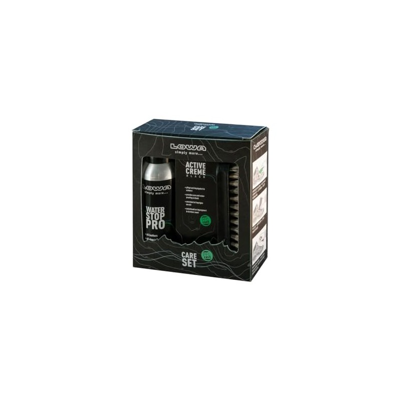 LOWA Care Set Black Gore-Tex Shoe Care Set, One Size,