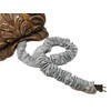 Gray Linen Lamp Cord Cover 9 Ft Long Stone