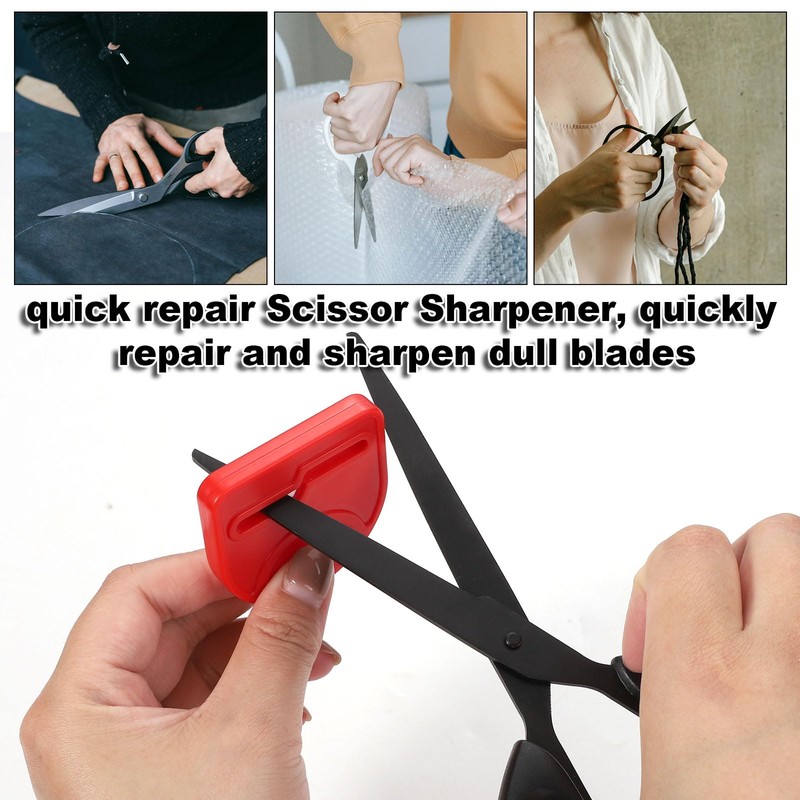 2pcs Scissor Sharpener Tool, Handheld Small Sharpening Scissors Tool Fabric