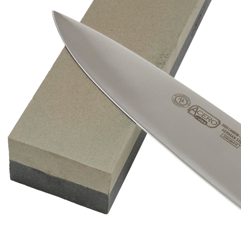 Winco Fine/Grain Knife Sharpening Stone, 12-Inch,Medium