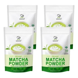 Soeos Matcha Orgánico En Polvo Soeos, 227 G Total, 4                                                                                                  