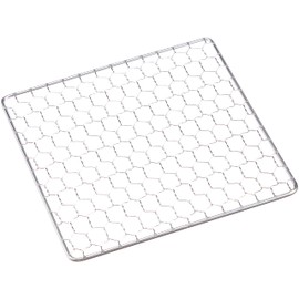 Endoshoji Commercial QHD04006 Metal Cooking Grid, For Use With Hida Konro Grills, 18-8 Stainless Steel, Made in Japan