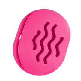 TIKIUKI Makeup Sponge Holder,Travel Make up Sponges Organizer,Silicone Shatterproof Make Up Sponge Case,Breathable makeup sponge case, suitable for business or travel（Rosepink）