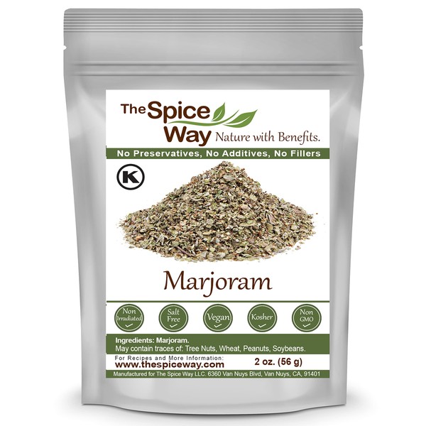 The Spice Way Marjoram Leaves - (2 oz) pure ground