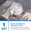Himrsbuy Air Differential Pressure Switch 20-200Pa Adjustable Micro- Pressure Air