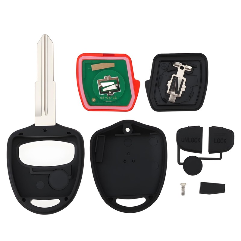 EMSea 1 Set 433MHz Left Slot 2-Button Remote Key MIT8