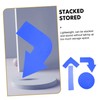 Totority 4Pcs Rectangular Spot Markers Durable Site Marking Lines for