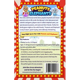 PEANUTS AND ELEPHANTS – A Whimsical Card Game Adventure for Kids & Families