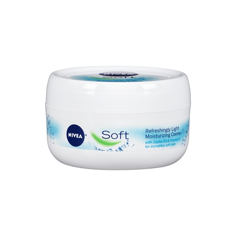 NIVEA Soft Moisturizing Creme, 6.8 Ounce (Pack of 3)