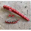 DH Red Titanium Back Spacer with Stainless Screws For Spyderco