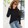 VIMPUNEC Womens Fall Winter Jumper Tops Trendy Mock Neck Long