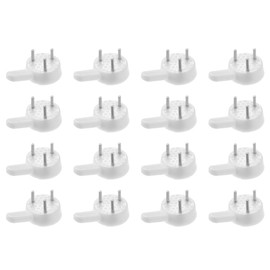 uxcell 6lbs Hardwall Hanger for Hardware, Fasteners Hooks Wall Mount Non-Mark Hook Picture Photo Frame Hangers, 20 Pcs