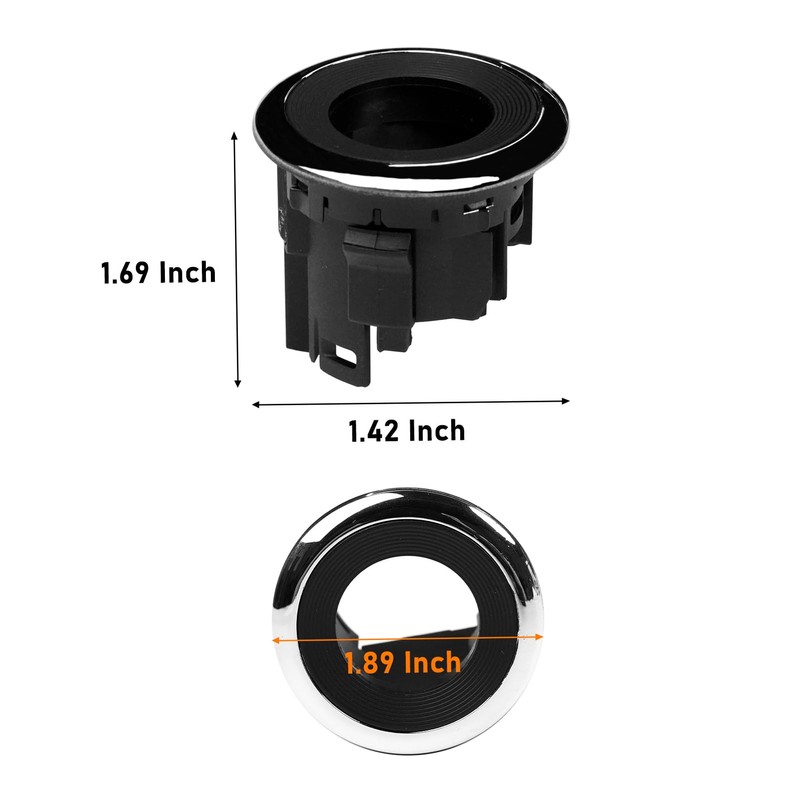 OWITAT Compatible with 2013-2018 Nissan Altima Start-Stop Switch Button Ring