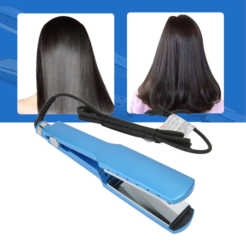 45mm Panel Dual Use Hair Straightener Curler Negative Ion Adjustable