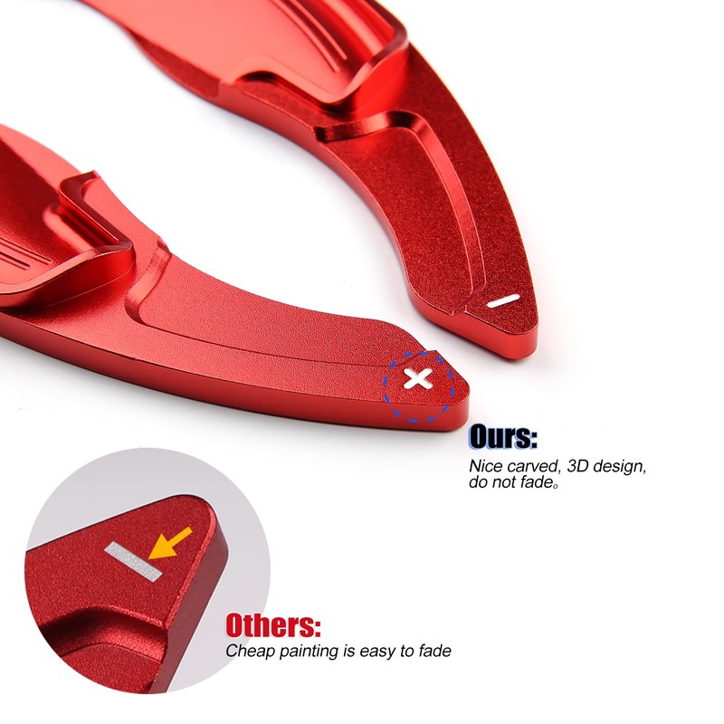 Thenice for Honda Civic Aluminium Alloy Shift Paddle Steering Wheel