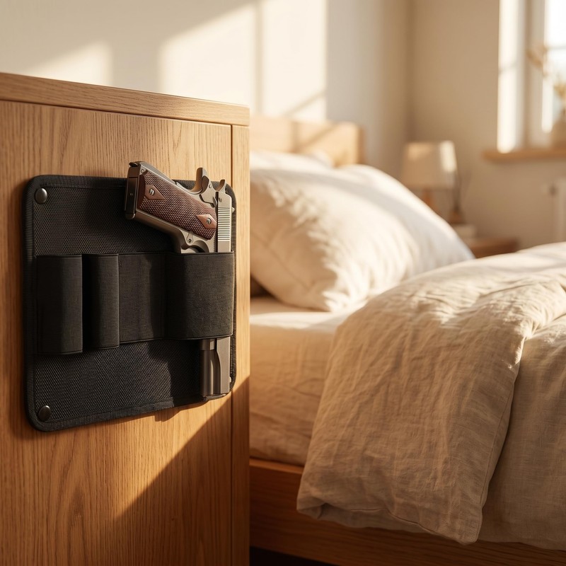 Threehome Upgraded Pistol & Magazine Pouch for Gun Safe Door