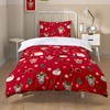 Olivia Rocco Christmas Santa & Friends Duvet Cover Set Festive