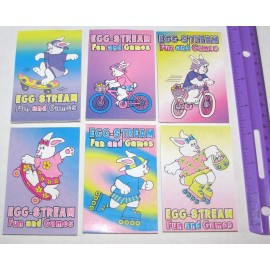 Fun Express Mini Eggstream Fun and Game Books 6/pk #37514, Great Basket Filler!