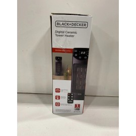 BLACK+DECKER Black And Decker Ceramic Vertical Or Horizontal Heater With Internal Oscillation